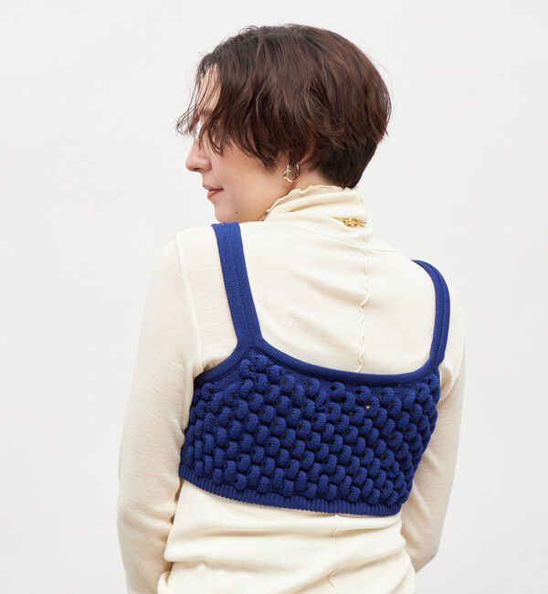 Laraaji「《手洗い可能》3D柄ビスチェ」|ニット・セーター|