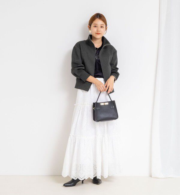 NOLLEY'S「《セットアップ対応》ウォッシャブルエアボールスタンドジップブルゾン」|ブルゾン・スタジャン|