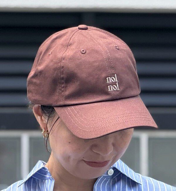 NOLLEY'S「【nolnol/ノルノル】ロゴ刺繍キャップ」|キャップ・キャスケット|