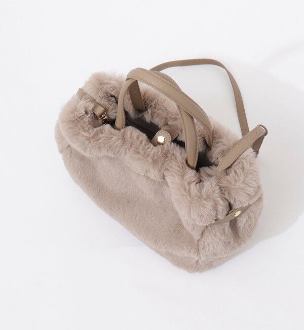 NOLLEY'S「ひねり金具付きファートートバッグ」|トートバッグ|