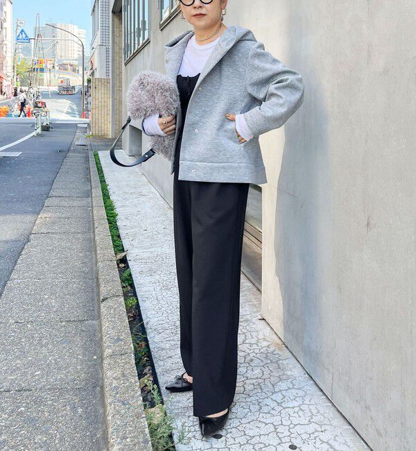 NOLLEY'S「《セットアップ対応》ウォッシャブルエアボールフードブルゾン」|ブルゾン・スタジャン|