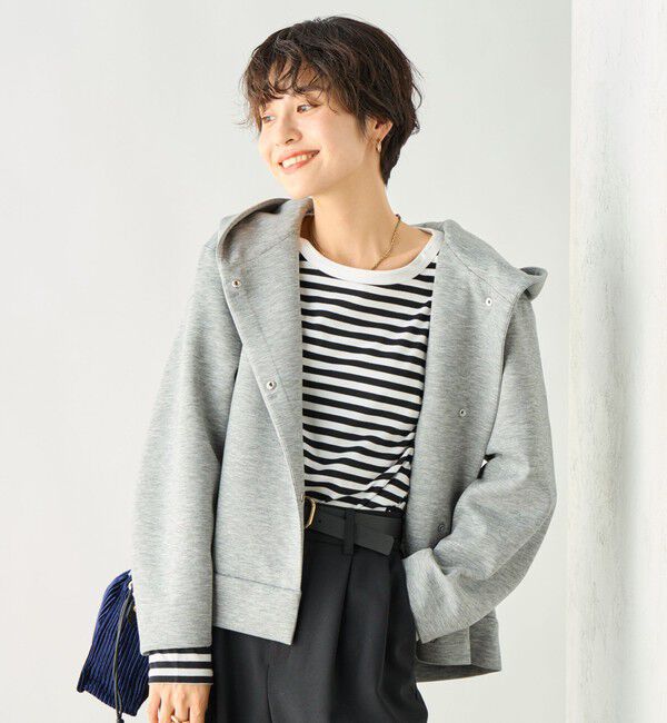 NOLLEY'S「《セットアップ対応》ウォッシャブルエアボールフードブルゾン」|ブルゾン・スタジャン|