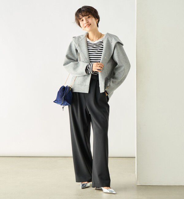 NOLLEY'S「《セットアップ対応》ウォッシャブルエアボールフードブルゾン」|ブルゾン・スタジャン|