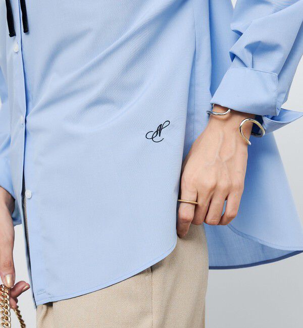 NOLLEY'S「ウォッシャブルリボン付きシャツ」|シャツ・ブラウス|