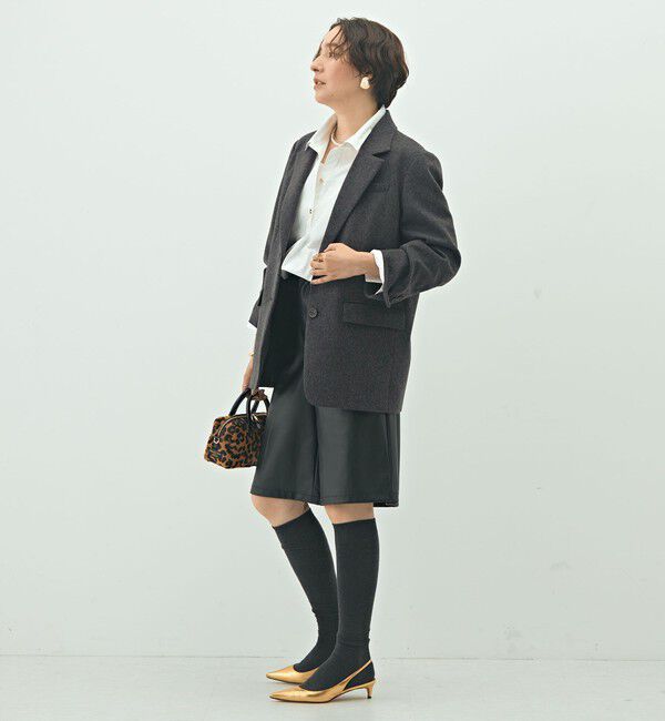 NOLLEY'S sophi「ショートビーバーテーラードジャケット」|テーラードジャケット|
