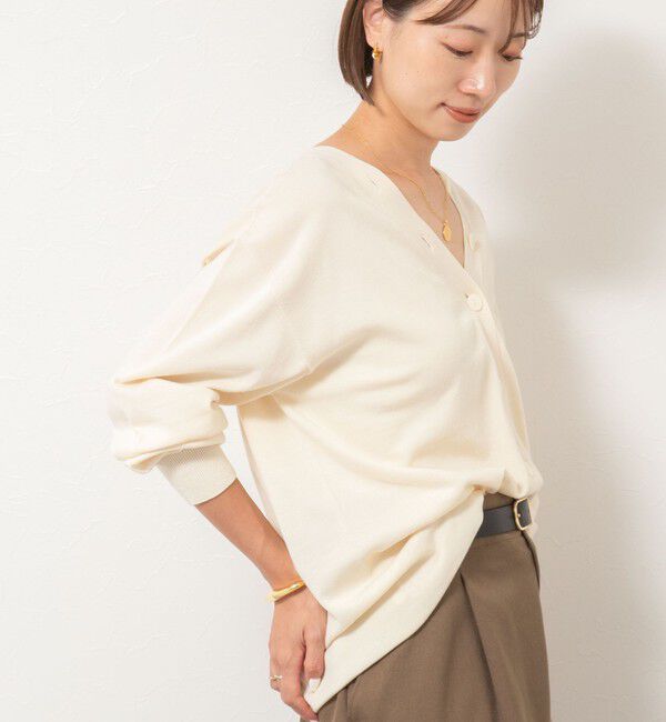 NOLLEY'S「《手洗い可能》《アンサンブル対応》バウンドウール3WAYカーディガン」|カーディガン|