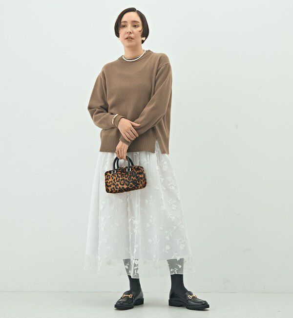 NOLLEY'S「5Gノアリスクルーネックプルオーバーニット」|ニット・セーター|