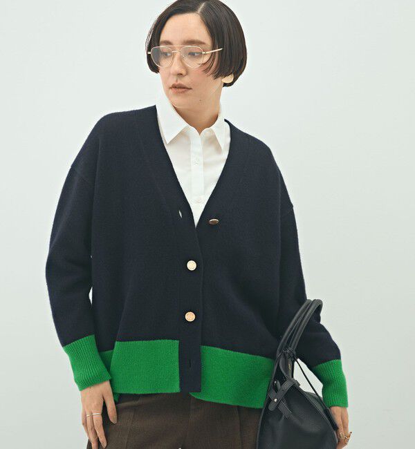 NOLLEY'S「5GノアリスゆったりVネックカーディガン」|カーディガン|