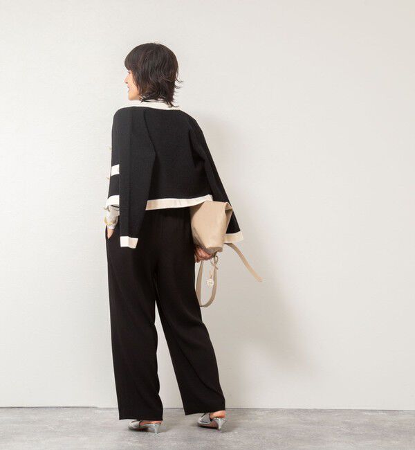 NOLLEY'S「ウォッシャブルバックサテンジョーゼットイージーパンツ」|その他|