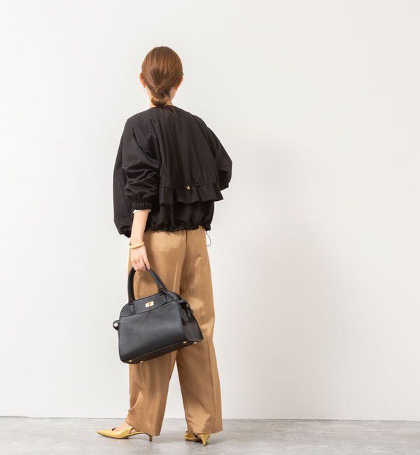 NOLLEY'S「ウォッシャブルジップアップブルゾン」|ブルゾン・スタジャン|