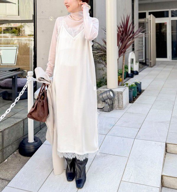 NOLLEY'S sophi「《手洗い可能》18Gウール100%ハイネックプルオーバー」|ニット・セーター|