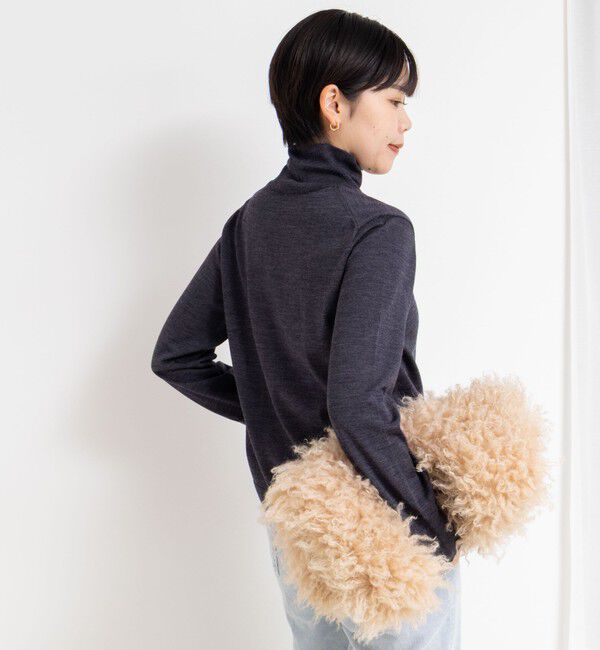 NOLLEY'S sophi「《手洗い可能》18Gウール100%ハイネックプルオーバー」|ニット・セーター|