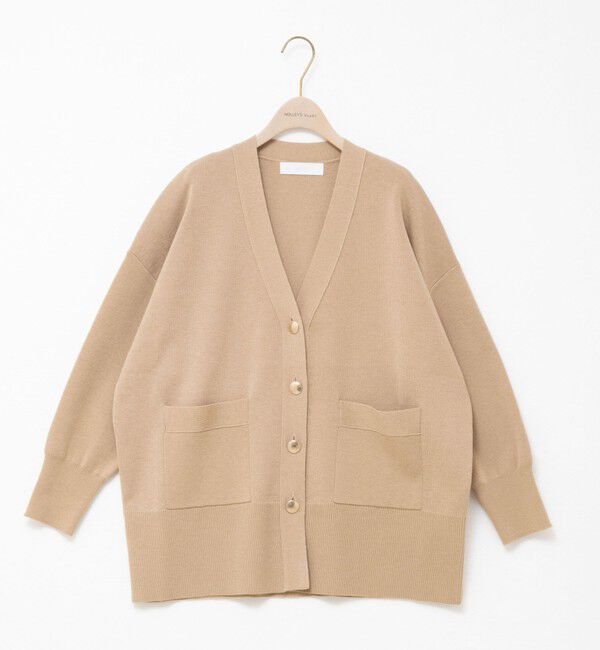 NOLLEY'S sophi「《手洗い可能》総針ビックVネックカーディガン」|カーディガン|