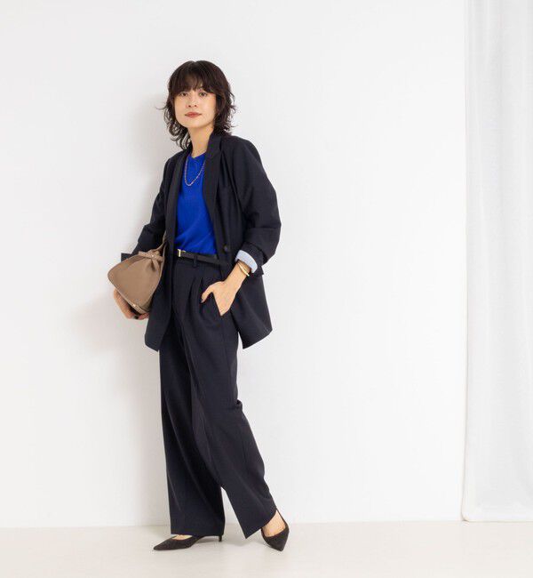 NOLLEY'S sophi「《セットアップ対応》ウォッシャブルサイロトロピカルワイドパンツ」|その他|