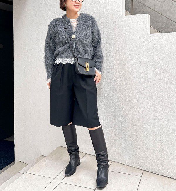 NOLLEY'S sophi「《手洗い可能》カール起毛ショートカーディガン」|カーディガン|