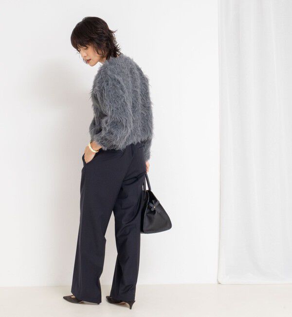 NOLLEY'S sophi「《手洗い可能》カール起毛ショートカーディガン」|カーディガン|