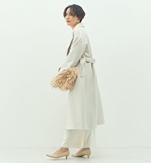 NOLLEY'S sophi「【一部WEB限定色】アンゴラビーバーベルテッドロングコート」|その他|