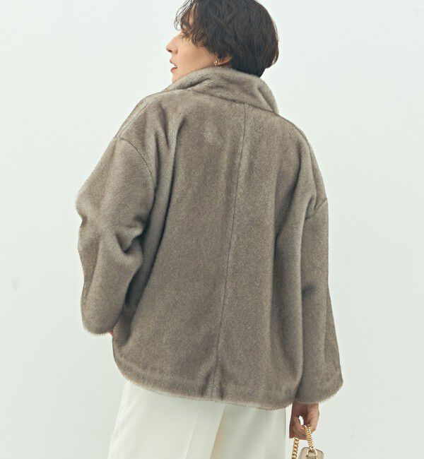 NOLLEY'S sophi「ECOPELフェイクファーショートコート」|その他|