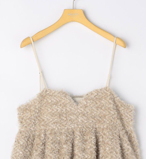 NOLLEY'S sophi「《セットアップ対応》ウォッシャブルフェザーチュールキャミブラウス」|キャミソール|