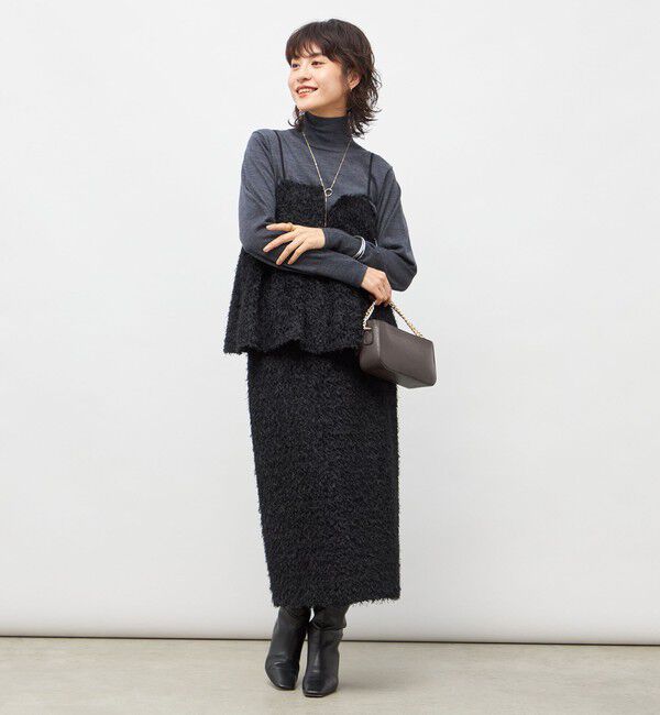 NOLLEY'S sophi「《セットアップ対応》ウォッシャブルフェザーチュールキャミブラウス」|キャミソール|