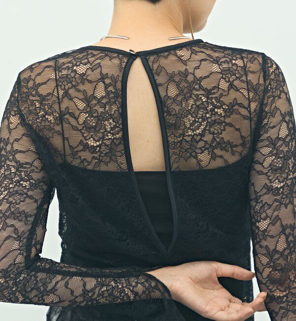 NOLLEY'S sophi「ウォッシャブルラッセルレースＴブラウス」|シャツ・ブラウス|