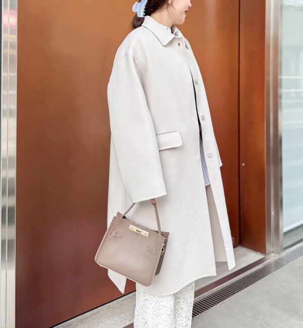 NOLLEY'S sophi「SUPER140リバーステンカラーコート」|ステンカラーコート|