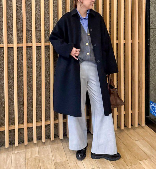 NOLLEY'S sophi「SUPER140リバーステンカラーコート」|ステンカラーコート|