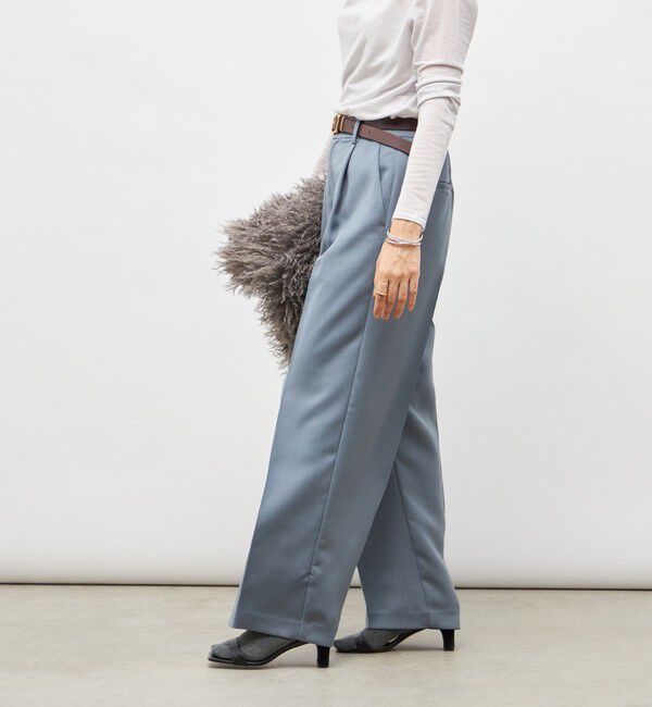 NOLLEY'S sophi「【一部WEB限定サイズ】ウォッシャブルブライトダブルクロスセミワイドパンツ」|その他|