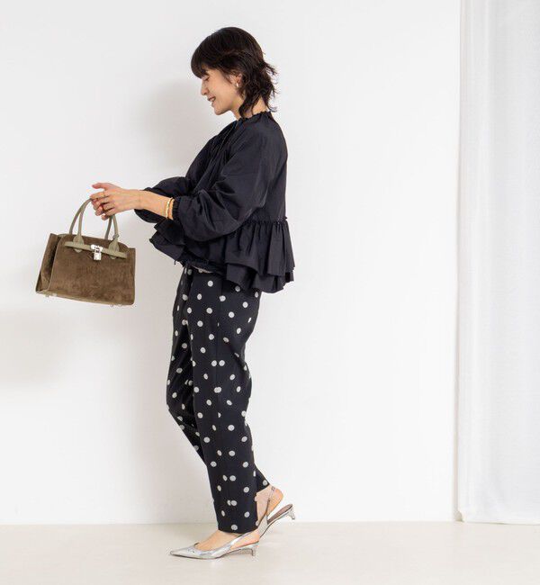 NOLLEY'S「【MARILYN MOON/マリリーンムーン】スパイラルタフタラッフルブルゾン」|ブルゾン・スタジャン|