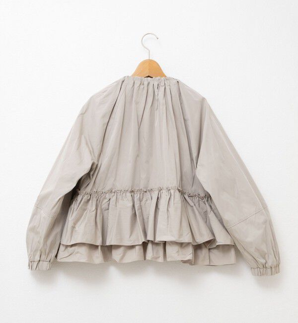 NOLLEY'S「【MARILYN MOON/マリリーンムーン】スパイラルタフタラッフルブルゾン」|ブルゾン・スタジャン|