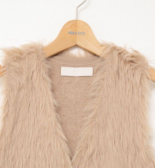 NOLLEY'S「【MARILYN MOON/マリリーンムーン】2ＷAYシャギーファーベスト」|ベスト・ジレ|