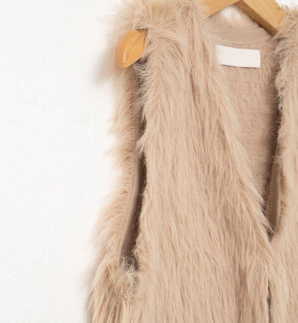 NOLLEY'S「【MARILYN MOON/マリリーンムーン】2ＷAYシャギーファーベスト」|ベスト・ジレ|