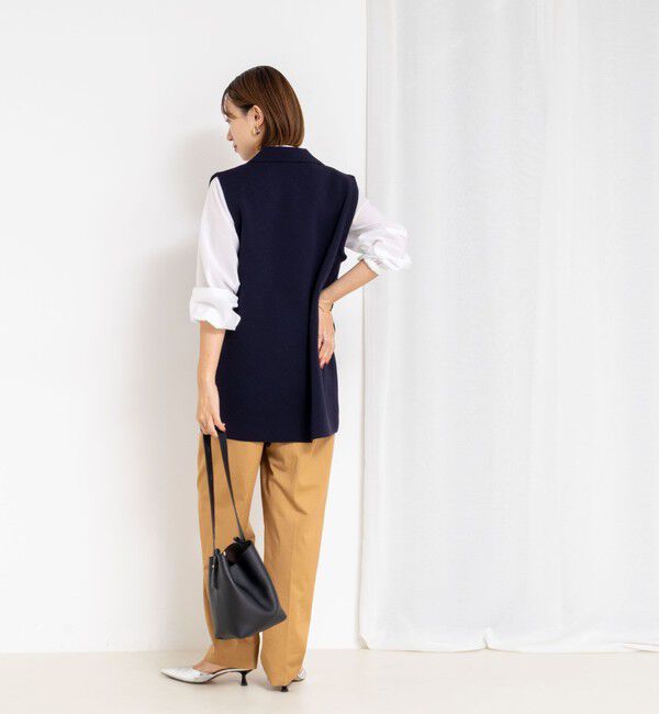 NOLLEY'S「《手洗い可能》ミラノリブニットベスト」|ベスト・ジレ|