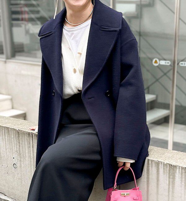 NOLLEY'S「【一部WEB限定アイテム】SP140リバーコート起毛メルトン仕上げ」|その他|