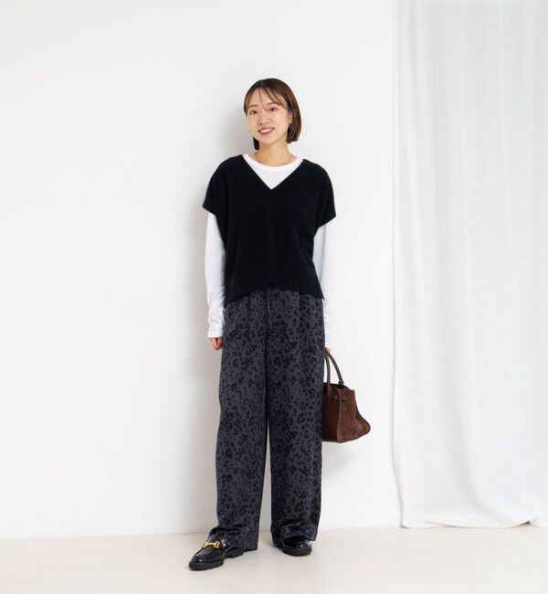 NOLLEY'S「ウォッシャブルレオパードプリントパンツ」|その他|