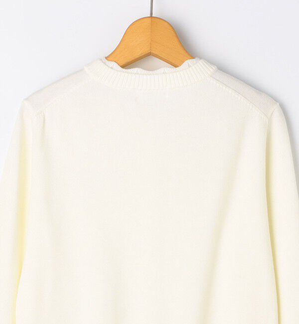 NOLLEY'S「《手洗い可能》ビジュー付きクルーネックカーディガン」|カーディガン|