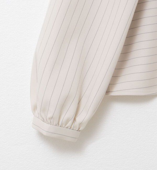 NOLLEY'S「《セットアップ対応》ウォッシャブルウール調2WAYフリルブラウス」|シャツ・ブラウス|