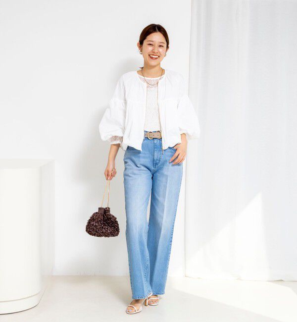 Rie Miller「【RM denim】センタープレスデニム」|デニム|