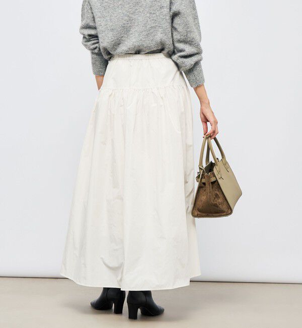 NOLLEY'S sophi「ウォッシャブルメモリータフタロングスカート」|スカート|