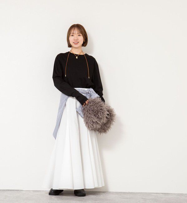 NOLLEY'S「ウォッシャブルオーガニックコットンロンT」|Tシャツ・カットソー|