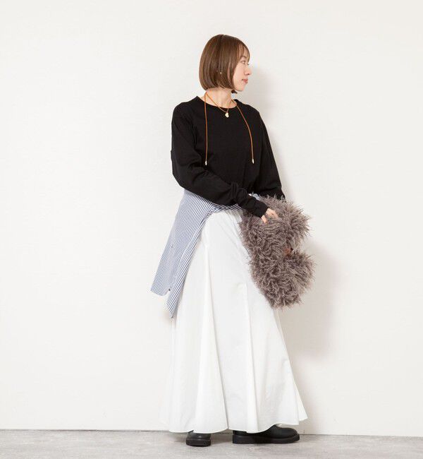 NOLLEY'S「ウォッシャブルオーガニックコットンロンT」|Tシャツ・カットソー|