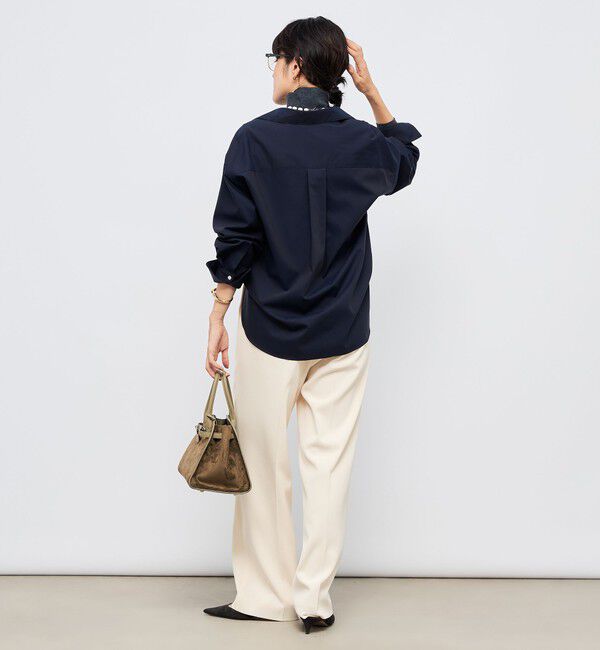 NOLLEY'S sophi「【一部WEB限定カラー】ウォッシャブルオックス2WAYシャツ」|シャツ・ブラウス|