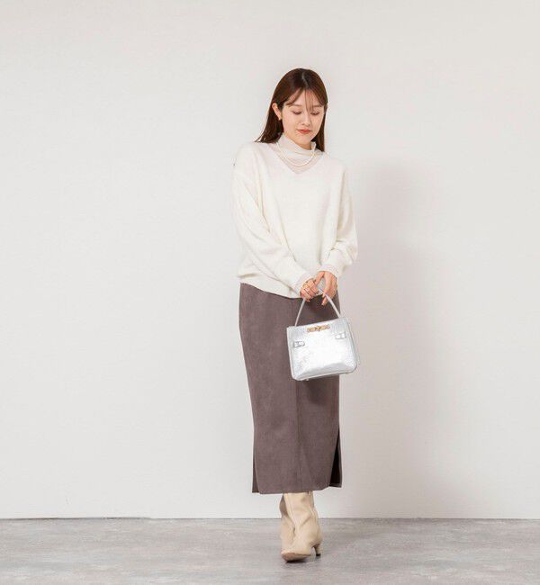 NOLLEY'S sophi「《手洗い可能》アルパカ混Vネックプルオーバー」|ニット・セーター|