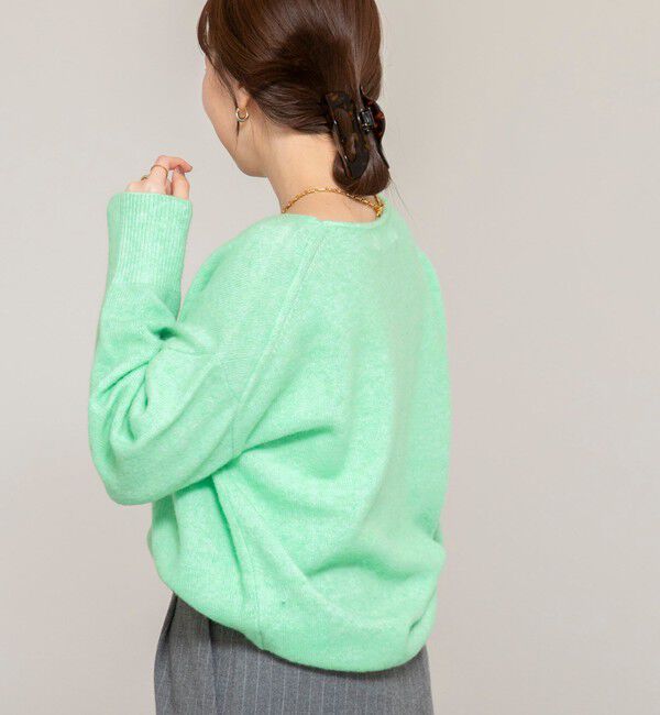 NOLLEY'S sophi「《手洗い可能》アルパカ混Vネックプルオーバー」|ニット・セーター|