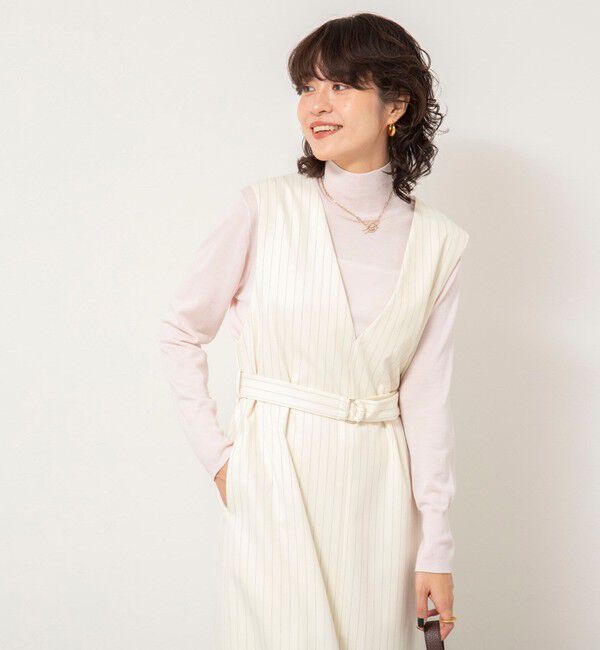 NOLLEY'S sophi「ウォッシャブルベルト付きジャンスカ」|ジャンパースカート|
