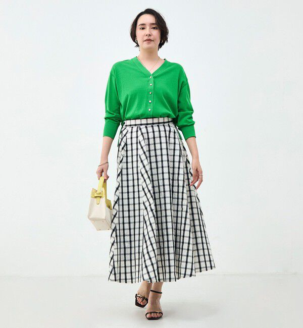 NOLLEY'S「【一部WEB限定カラー】《手洗い可能》エアリータッチゆったりVネックカーディガン」|カーディガン|