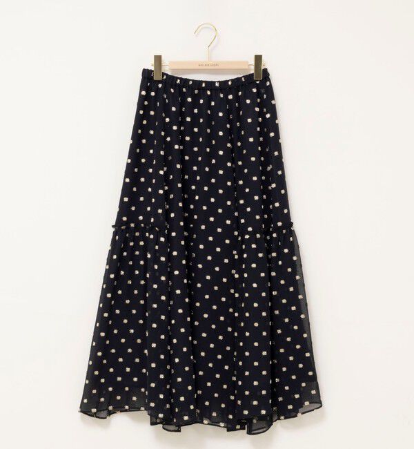 NOLLEY'S sophi「《セットアップ対応》ラメカットジャガードフレアスカート」|フレア|