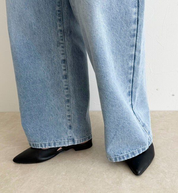 fredy emue「ドロストデニムパンツ」|デニム|