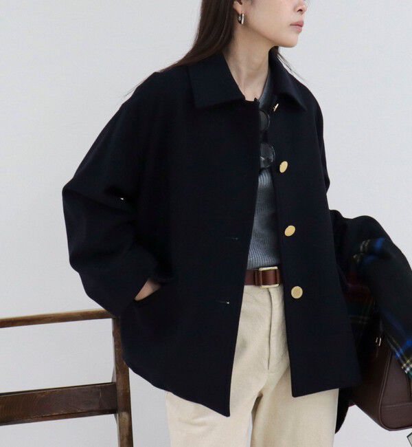 fredy emue「【Traditional WeatherWear】LINTON SHORT コート」|ダッフルコート|