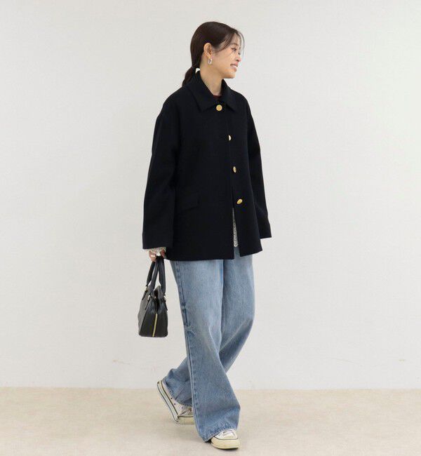 fredy emue「【Traditional WeatherWear】LINTON SHORT コート」|ダッフルコート|